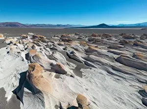 4x4 Off Road Prints: PUNA - Campo de Piedra Pomez, a bizarre but beautiful landscape in the Argentinian highlands with a field of pumice