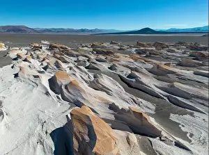 4x4 Off Road Prints: PUNA - Campo de Piedra Pomez, a bizarre but beautiful landscape in the Argentinian highlands with a field of pumice