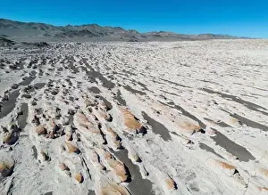 4x4 Off Road Prints: PUNA - Campo de Piedra Pomez, a bizarre but beautiful landscape in the Argentinian highlands with a field of pumice