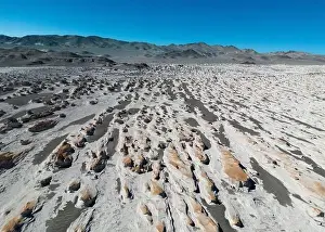 4x4 Off Road Prints: PUNA - Campo de Piedra Pomez, a bizarre but beautiful landscape in the Argentinian highlands with a field of pumice