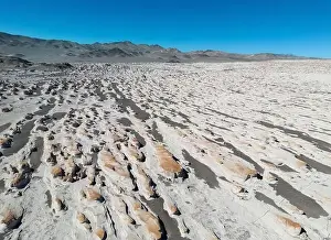PUNA - Campo de Piedra Pomez, a bizarre but beautiful landscape in the Argentinian highlands with a field of pumice