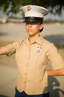 Serviceman Prints: Pvt. Tessa D. Watts, honor graduate for Platoon 4015