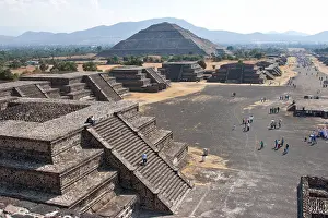 Teotihuacan Prints: Pyramid of the Sun and Avenue of the Dead