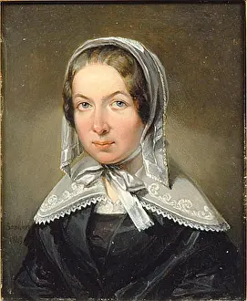 Q18580601. Portrait of Fredrika Bremer (1801-1865)