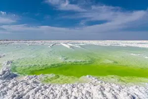 Salt Lake Prints: Qarhan or Chaerhan lake in Qinghai
