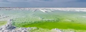 Salt Lake Prints: Qarhan or Chaerhan lake in Qinghai