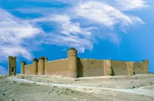 Outpost Prints: Qasr al-Hayr al-Sharqi castle in the syrian desert in AlSukhnah