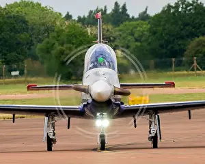 Head On Prints: Qinetiq, Pilatus PC-21 on arrival at the Royal International Air Tattoo 2024