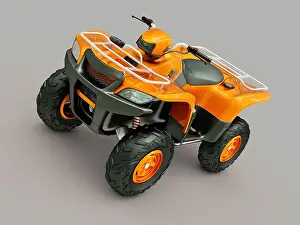 Dirt Road Prints: Quad bike