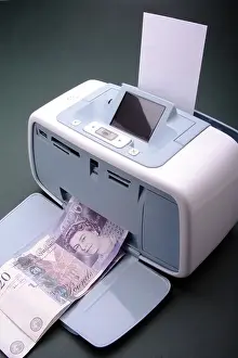 Sterling Prints: Quantitative Easing Printing Money #3