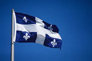 Quebec flag Quebec province Canada
