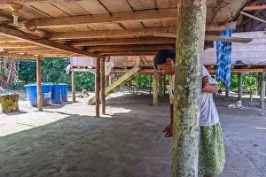Amazonian Prints: Quechua tribe village Napa Province Ecuador