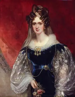 Portraits Prints: Queen Adelaide of Saxe-Meiningen (1792-1849)