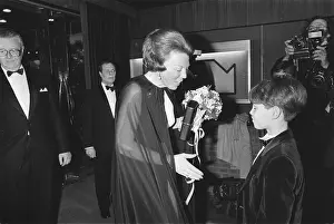 Claus Prints: Queen Beatrix and Prince Claus at the premiere of the film Ciske de Rat Queen Beatrix and Danny de Munk Date: March 27