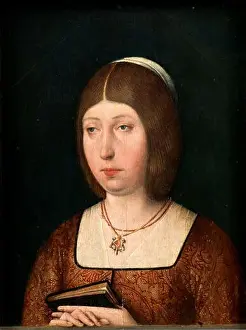 1400s Prints: Queen Isabella the Catholic, anonymous painting