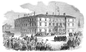Clothing Dress Prints: The Queen at the Station Hotel