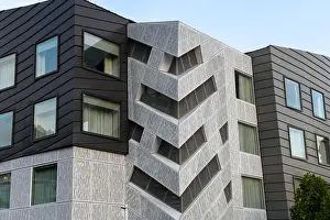 Otago Prints: Queenstown, New Zealand - 6 February 2025: modern architecture of a house at Queenstown on New Zealand