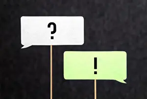 Exclamation Mark Prints: Question and answer. Interview