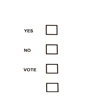Tick Prints: questionnaire on white paper with pencil