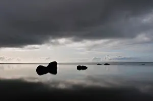 Beauty Day Prints: Quiet waters of the Lagoon near Skogar, Iceland, Scandinavia, Europe