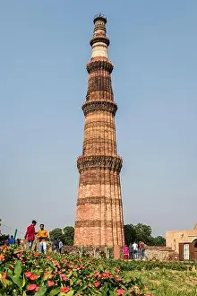 New Delhi Prints: Qutub Minar at the Qutb Minar complex, New Delhi, India
