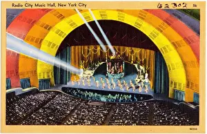 Popular Culture Prints: Radio City Music Hall, New York City