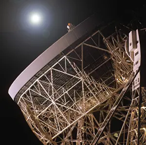Searching Prints: Radio telescope Jodrell Bank Cheshire UK