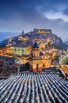 Ragusa Ibla, Sicily, Italy at dawn