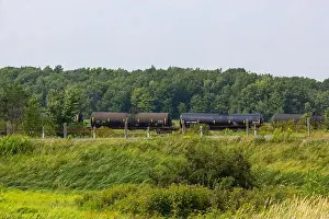 Tanker Prints: rail cars in the countryside