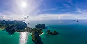 Krabi Prints: Railay Beach Krabi Thailand, the tropical beach of Railay Krabi