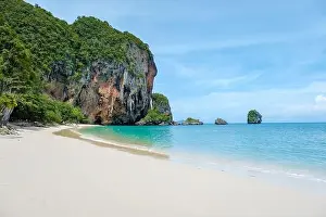 Krabi Prints: Railay Beach Krabi Thailand, the tropical beach of Railay Krabi