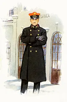 Uniforms Prints: Railway staff uniforms, 1920-30s: Polish railway station master