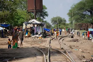 Ethiopian Prints: Railway tracks, Awash, Ethiopia