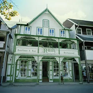 St Lucia Prints: The former Rain restaurant now called Chez Paul, Castries, St Lucia