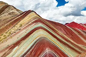 High Hill Prints: Rainbow mountains or Vinicunca Montana de Siete Colores