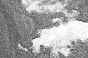 Flare Prints: Rainy cloudy sky. Illustration