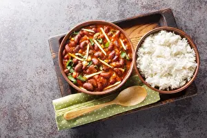 Kidney Prints: Rajma Chawal is a popular North Indian Food made of Red kidney beans cooked with onions