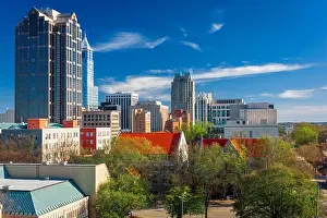 Raleigh, North Carolina, USA downtown city skyline in the daytime