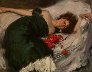 Reportage Prints: Ramon Casas - Flora, 1906