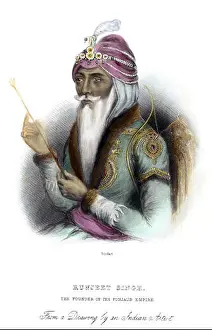 Sikh Prints: RANJIT SINGH (1780-1839). /nFounder of the Sikh kingdom