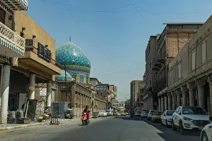 Western Asia Prints: Rashid street, Old town of Baghdad, Iraq