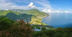 Italian Riviera Prints: Ravello enchanting vista offers a tranquil retreat above the Amalfi Coast