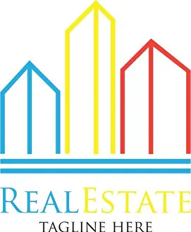 High City Prints: real estate logo with text space for your slogan / tagline, vector illustration