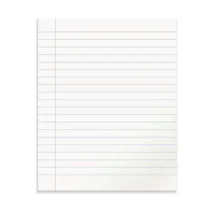 Notepaper Prints: Realistic template notepad with spiral