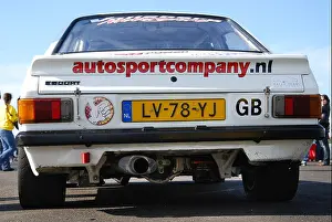 Quick Prints: rear view of competition Ford Escort RS2000 Mk2
