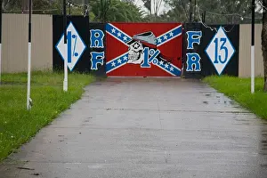 The Rebels bikies clubhouse on bringelly road in western sydney, australia