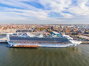 Cruise Ship Prints: Red Hook, NY, USA - October 27