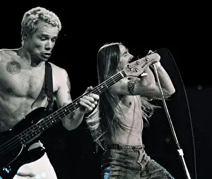 Flea Prints: Red Hot Chilli Peppers Flea (left)
