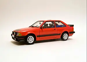 Ford Prints: Red Model 1984 Ford Escort RS 1600i
