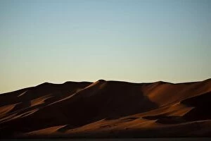 Images Dated 6th August 2019: Red sand dunes under the morning light in Sossusvlei, Namibia